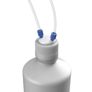 Port Cap for Solvent Delivery, 3-holes, Fits Nalgene® 38-430 Bottles, with Plugs