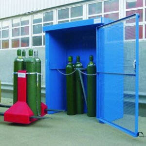 Gas Cylinder Storage Locker, 2 hr Fire Rated, 12 Cylinders