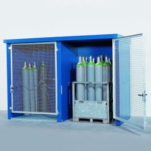 Gas Cylinder Cage/ Storage Locker, 2 hr Fire Rated, 24 Cylinders