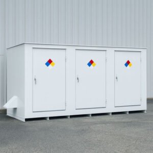 Hazmat Drum Storage Building, 14-Drum, 2-Hour Fire-Rated, Custom Built to Order