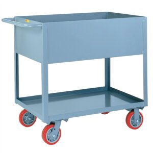 Deep Sided Rolling Utility Cart, Industrial Strength, 24 x 36