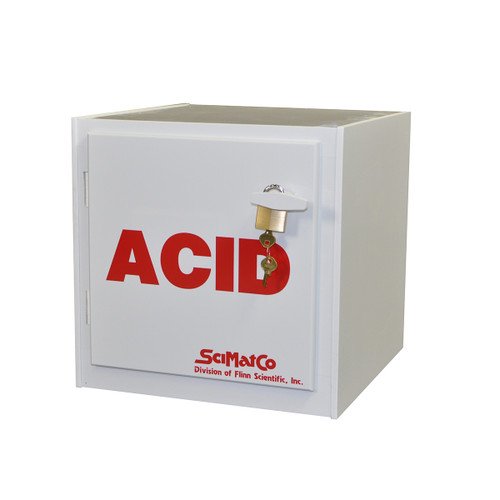 SC5000A__48637.1503501005.jpg Non-Metallic Poly Acid Cabinet, 16" Bench Top Acid Cabinet