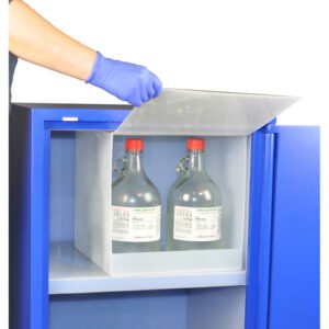Non-Metallic Poly Acid Cabinet, 13" Nitric Acid Compartment