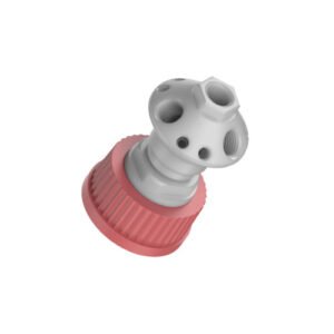 Port Cap Manifold, GL45, 10-Port, size L (4 x 1/4" NPT, 6 x 1/4-28)