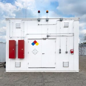 Hazmat Storage Building, Non-combustible LK10, 10 drum Outdoor Locker
