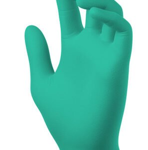 PowerChem® PC-045-095GR Green Neoprene Exam Gloves, 3.5 mil, case/1000